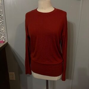 Philosophy by Republic Clothing Wool Blend Burnt Orange Sweater (Women's Medium)
